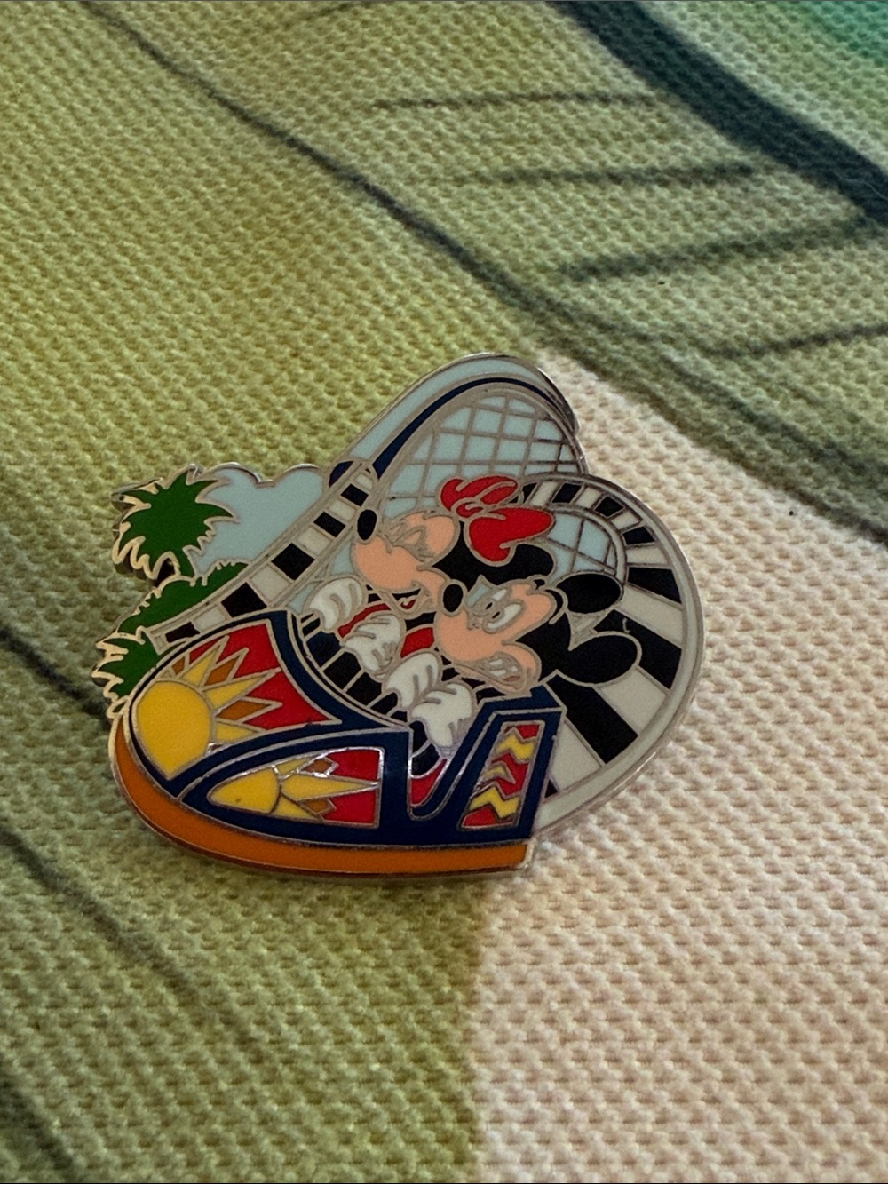 Mickey & Minnie Roller Coaster Enamel Pin